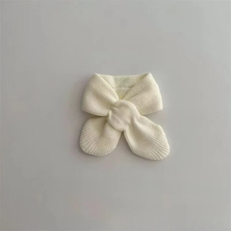 Kids Scarf Winter Warm Soft Children Knitted Baby Bib Infant Toddler Neck Warm Fashion Toddler Solid Color Girl Boy Scarves 251027