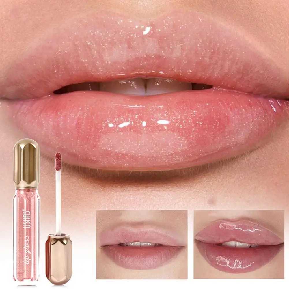 6 Color Mirror Pearl Lip Gloss Waterproof Long Lasting Moisturizing Liquid Lipstick Shimmery Glitter Lip Gloss Women Lip Makeup W251027