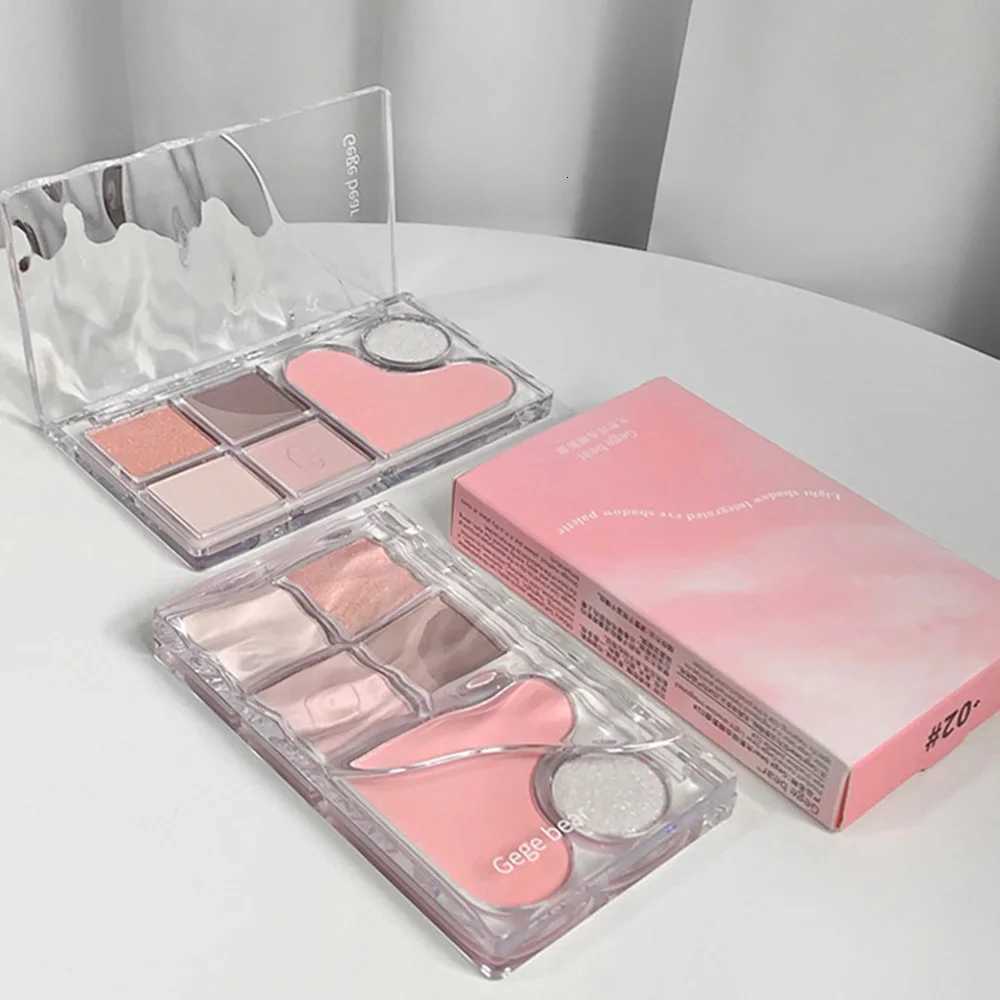 Pinky Heart Gege Bear Eyeshadow Palette Matte Pearlescent Earth Color Sequin LongLasting Eyeshadow And Contour PaletteXJ251027