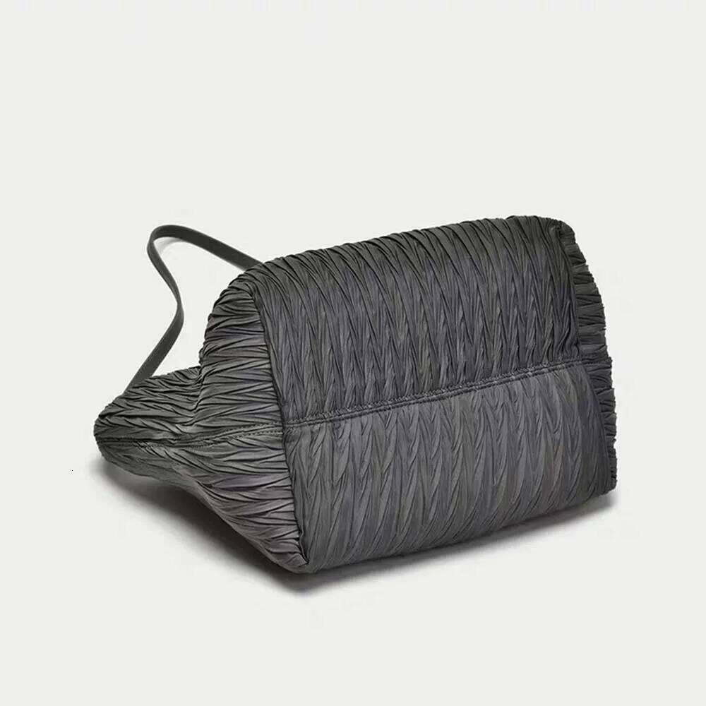 Designer Luxury High Quality Large Tote For Women Handbags And Purses Waterproof Linen Oxford Fold Pattern Travel Shoulder Toes Shopper Bag