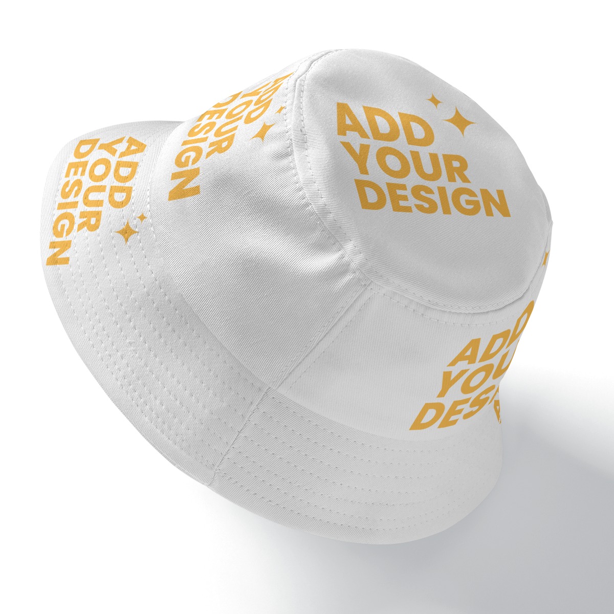 DHgatepod Reversible Bucket Hat - Double-Sided All-Over Print 100% Polyester Sun Hat with Two Wearable Styles