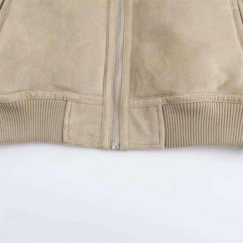 Women's Jackets Autumn European And American Style French Design Threaded Hem Double-sided Jacket