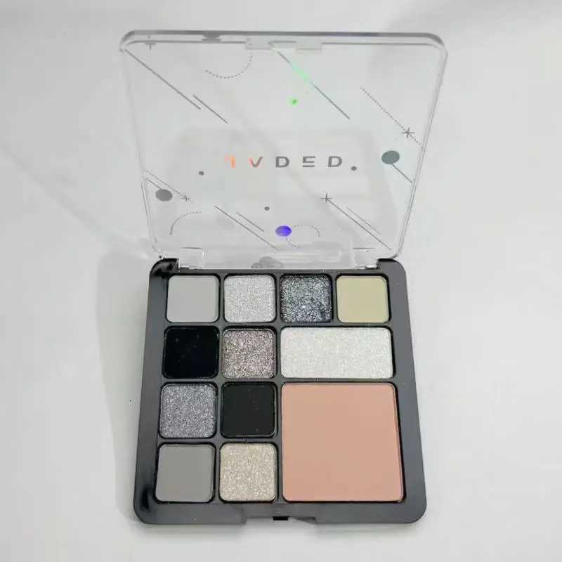 12color Eyeshadow Palette Black Orange Cement Grey Punk Smoky Eye Shadow Portable Eye Makeup Palette Pigment Eyeshadow TrayXJ251027