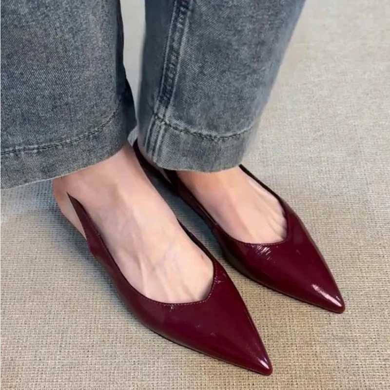 Pointed Toe Womens Sandals Elegant Heels Shoes Summer 2025 Fi Slides New Party Flip Flops Dress Slingback Mujer ZapatillasXJ251027