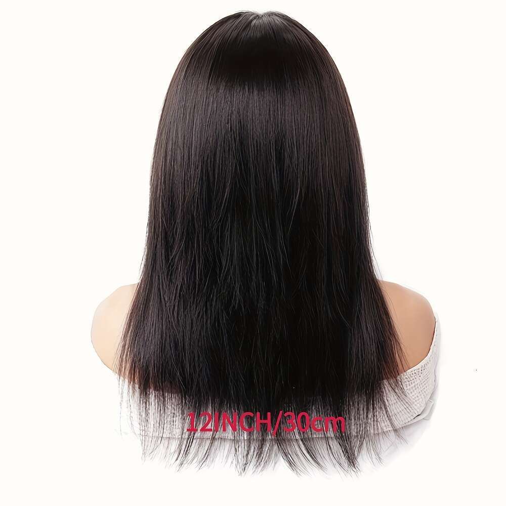 360 Full Lace Front Straight Pre Plucked With Baby 180% Density Human Hair Wigs For Woman Natural Color Can Make Ponytail And Bun
