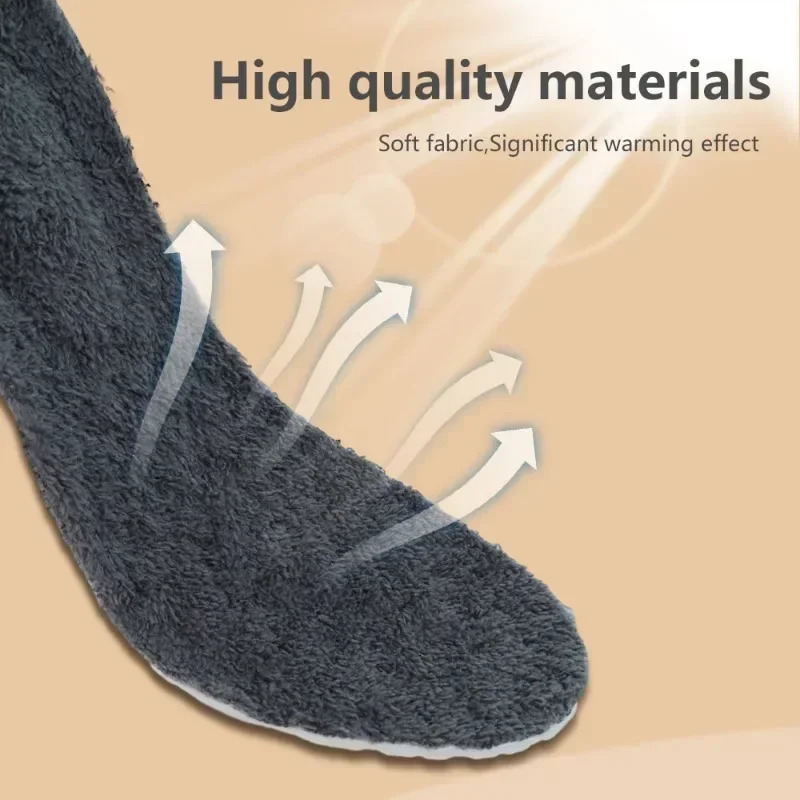 2pcs Self Heated Thermal Insoles for Feet Winter Warm Wool Thermal Memory Foam for Men Women Sports Shoes Selfheating Shoe Pads251020