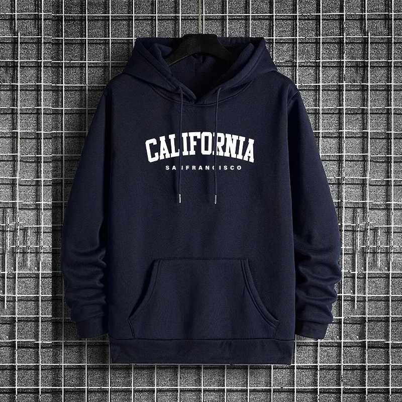 Newest California Mens Hoodie Urban Streetwear Top Fashion Hip Hop Hooded Sweatshirt Male Trendy Casual Hoody Autumn Winter Wear W251027