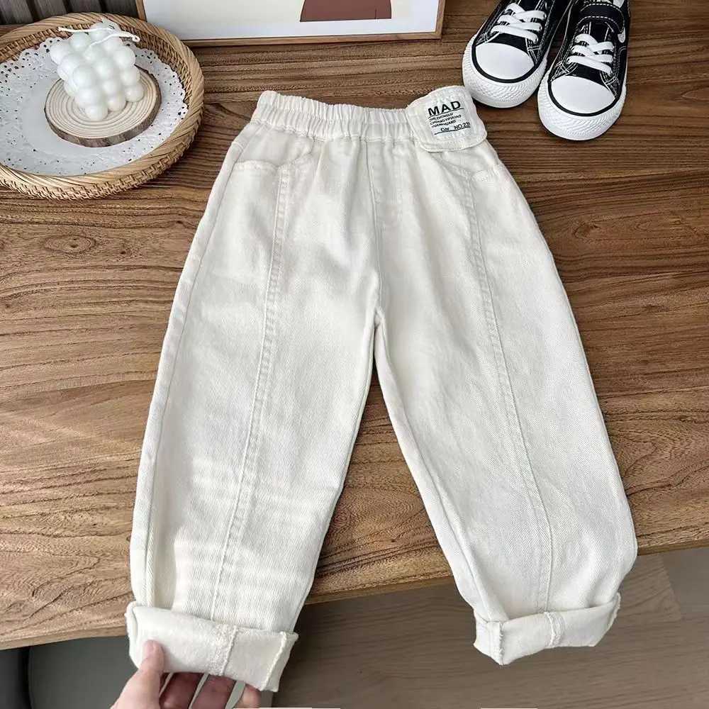 New Spring Autumn Boys Pants 210 Years Loose And Comfortable Casual Long Trousers For Kids Children Birthday PresentT251027