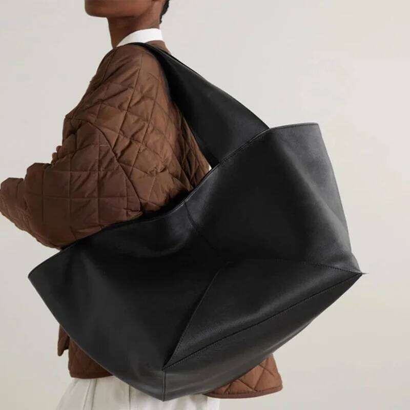 Women' Shoulder Fashion Brand High-End Suede Nubuck Leather Large-Capacity Tote Bag Commuter Versatile Bucket Handbag