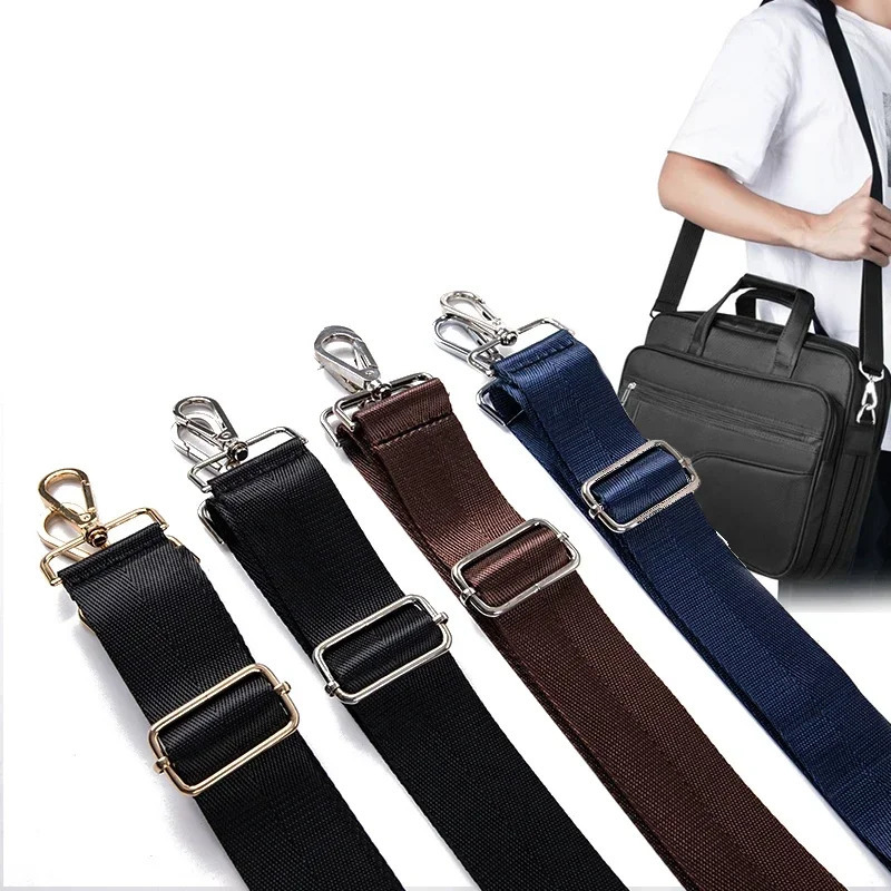80140CM Replacement Shoulder Bag Strap For Briefcase Men Crossbody Shoulder Bags Strap Adjustable Black Women Bag Accessories 251021