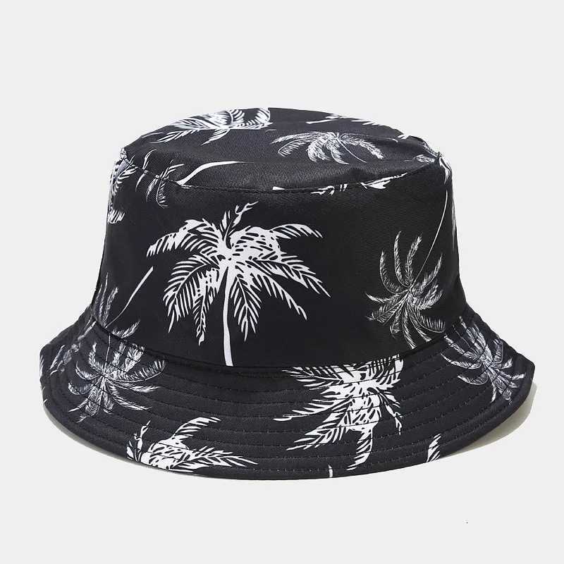 2024 SpringSummer SunsProtect Hat Bob Mens Fashion Coco Print Bucket Hat Unisex Fisherman Hat Womens Leisure Basin CapW251027