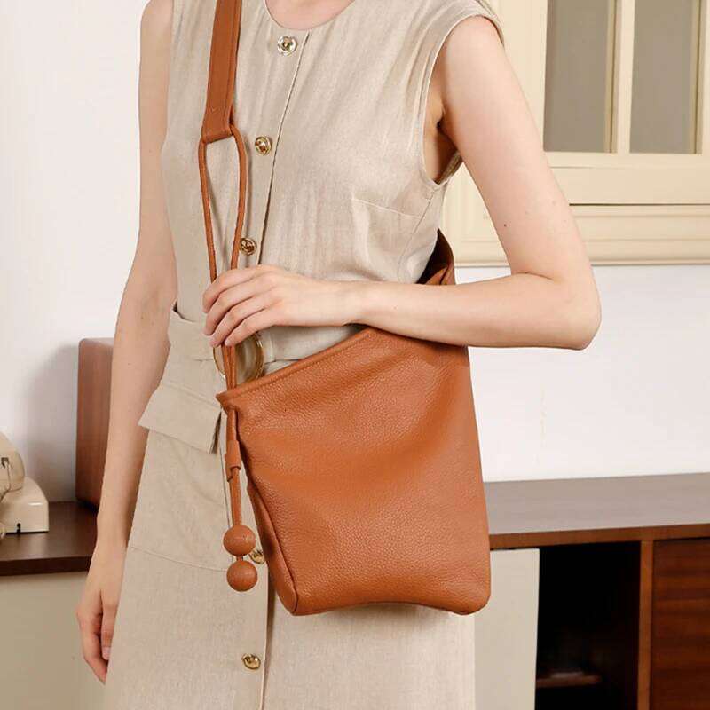 Hifashion Slouchy Genuine Leather Shoulder For Women 2025 Trend Designer Knotted Crossbody Bags Hobo Ladies Handbags