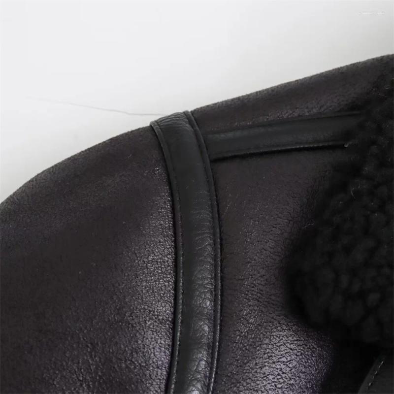 Women's Jackets Autumn European And American Style Loose Fashion With Belt Double Sided Collar Jacket Coat