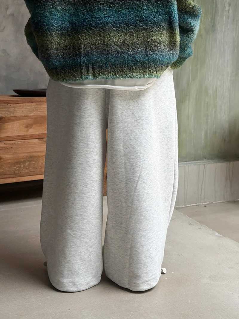 Boys Girls Spring Autumn Pants 2025 New Korean Fashion Sporty Solid Color Daily Trousers for 211Y KidsT251027