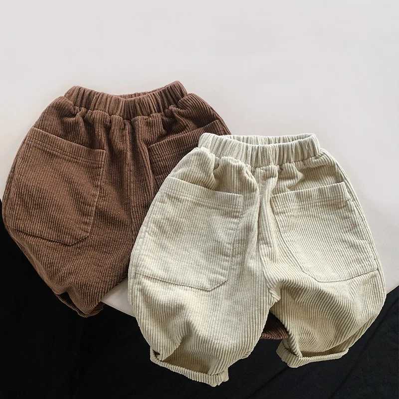 Autumn New Children Corduroy Wide Leg Pants Baby Girls Loose Harem Pants Fashion Boys Solid Casual Trousers Kids Toddler ClothesT251027