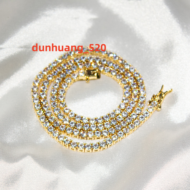 Fashion Jewelry Hip Hop Bling Round Moissanite Tennis Chain 4mm Diamond Iced Out Moissanite Tennis Bracelet 925 Sterling Silver