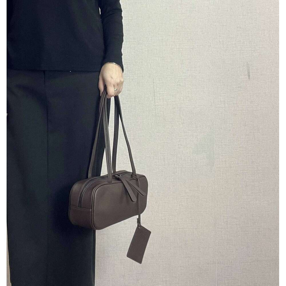 Fashion Brand Pillow 100% Natural Leather Shoulder Purs Vintage Women Cowhide Underarm Bag Purse Large Double Straps Handbag