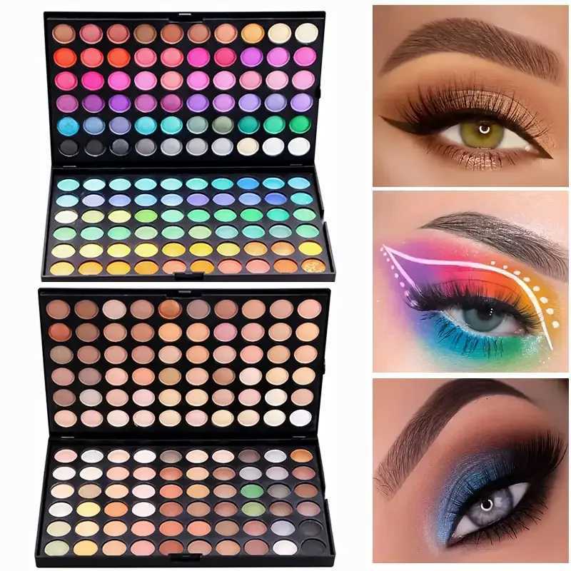 120 Color Eyeshadow Palette with Matte and Shimmer Effects Nude Warm Tones for Parties Events and Professional Makeup ArtistryXJ251027