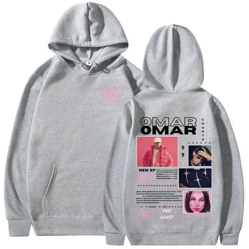 Omar Courtz Primera Musa Album Tour Merch Hoodies Mens Women Fashion Hooded Sweatshirts Hip Hop Oversized Pullovers Streetwear W251027