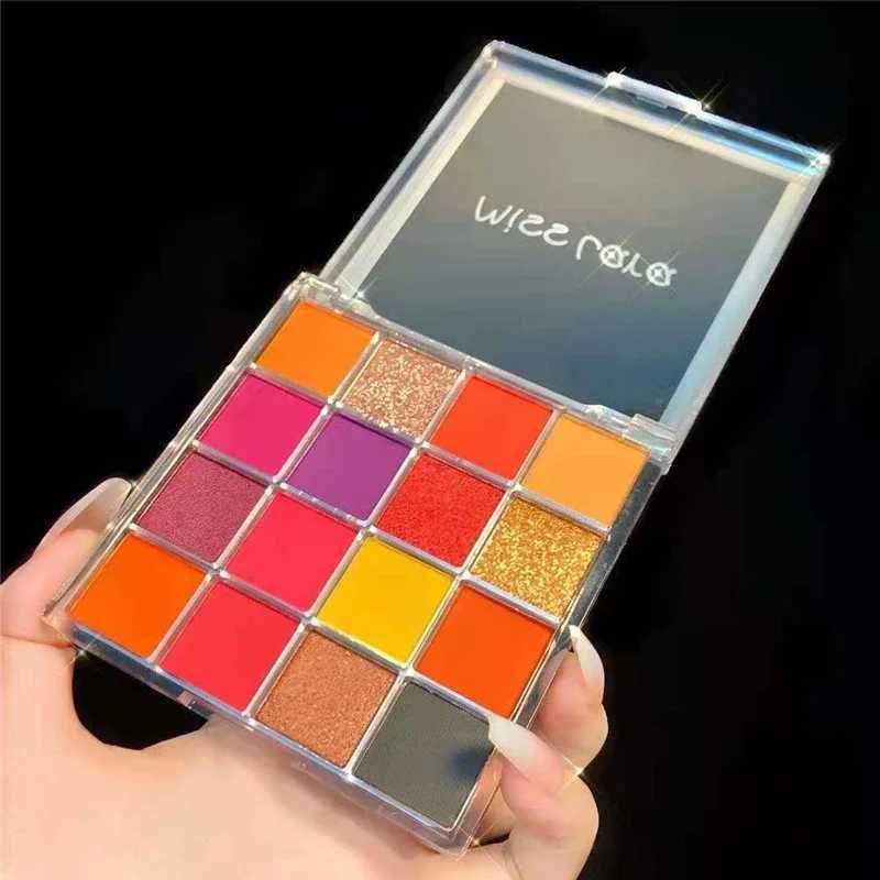 Miss Lara 16 Christmas Color Eye Shadow Palette Colorful Artist Shimmer Glitter Matte Pigmented Eyeshadow Eye Makeup CosmeticsXJ251027