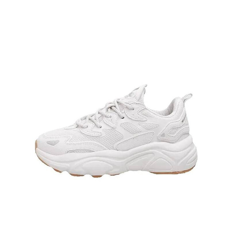 Mirinda Women's Shoes Summer Breathable Dad Shoes Men's Height-Increasing Thick-Soled Mesh Genuine Leather Sneakers Women's Lightweight