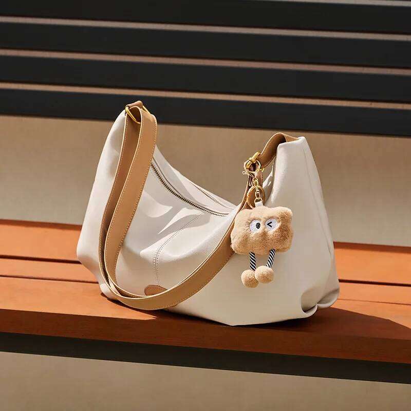 Leather Shoulder Large Capacity Top Layer Cowhide Women Brand Diagonal Cross Bag Fashionable Designer Women's Handbag