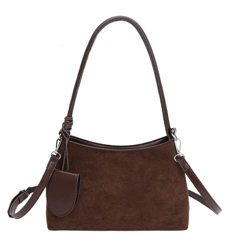 Free shipping designer bag New High-Value Versatile Fashionable Commuter Melad Suede Underarm Handbag Single Shoulder Crossbody Bag