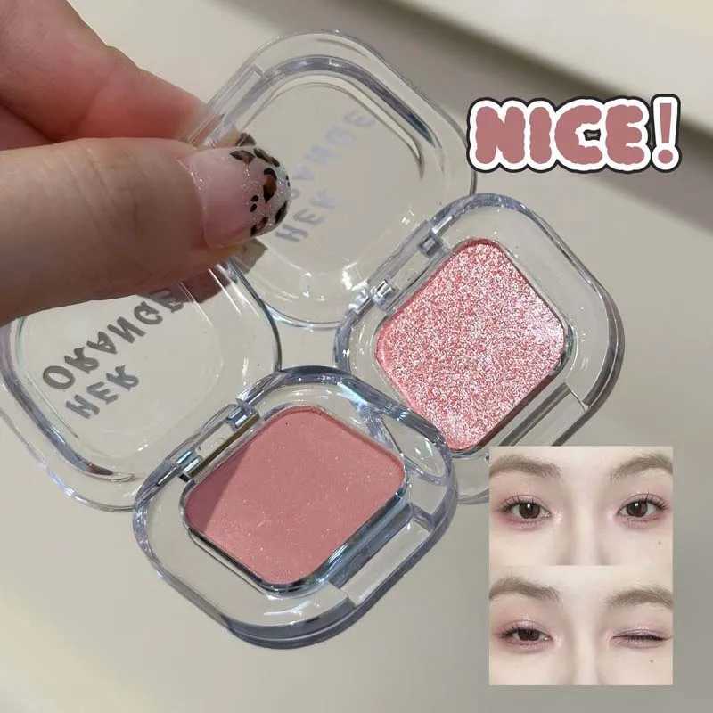 Single Color Matte Red Brown Eyeshadow Palette Pearl Glitter Low Saturation Eyelid Highlight Earth Shadow Eyeliner MakeupXJ251027