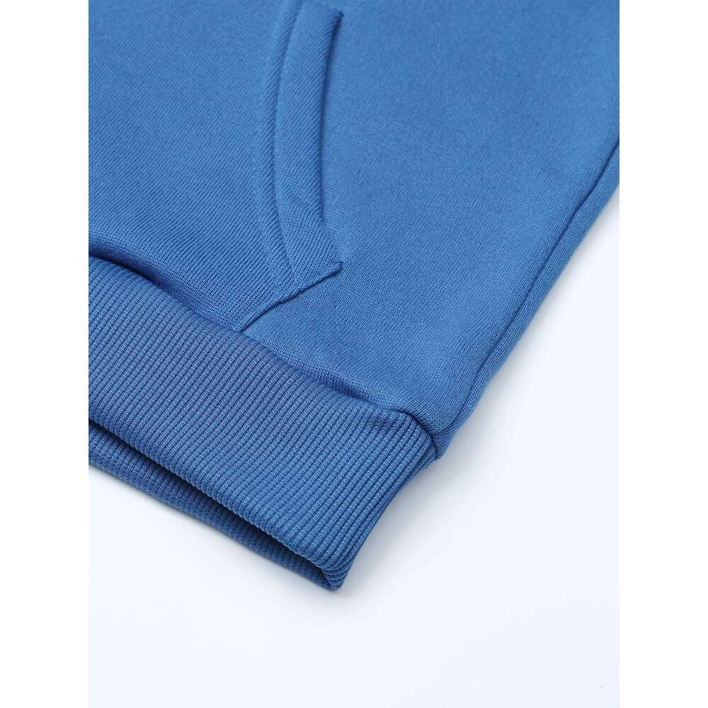 Boys' Hooded Sweatshirts With Smiling Face "Smile" Print - Cozy Long Sleeve Pullover Hoodies, Regular Fit Casual Winter Warmth, Front P