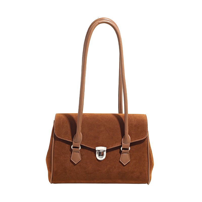 Free shipping designer bag Niche Bag for Women New Autumn Winter Suede Single Shoulder Bag Large Capacity Commuter Underarm Bag