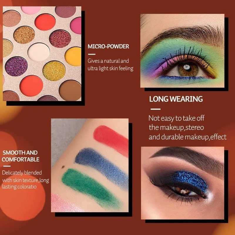 Boutique 65 Colors Eye Shadow Plate Shimmer Matte Sequin Eyeshadow Colorful Stage Ball Dedicated Neon Eyeshadow Palette BeautyXJ251027