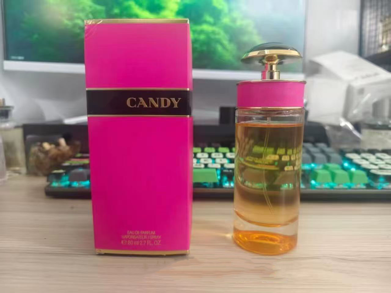 Candy Perfume 80ml Woman Fragrance Kiss Sugar Pop Night Gloss Florale Eau De Parfum Long Lasting Smell Brand EDP Lady Girl Women Parfums Cologne Spray High