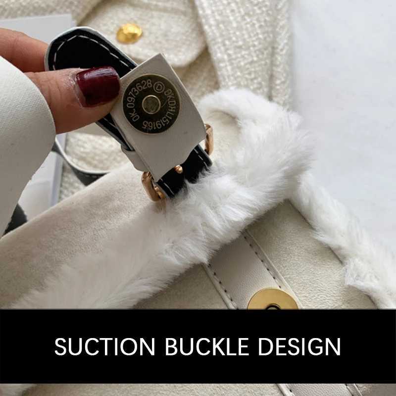 2025 autumn and winter new cute girl plush bag fashionable and versatile oneshoulder crossbody bag handheld mini bag Y251027