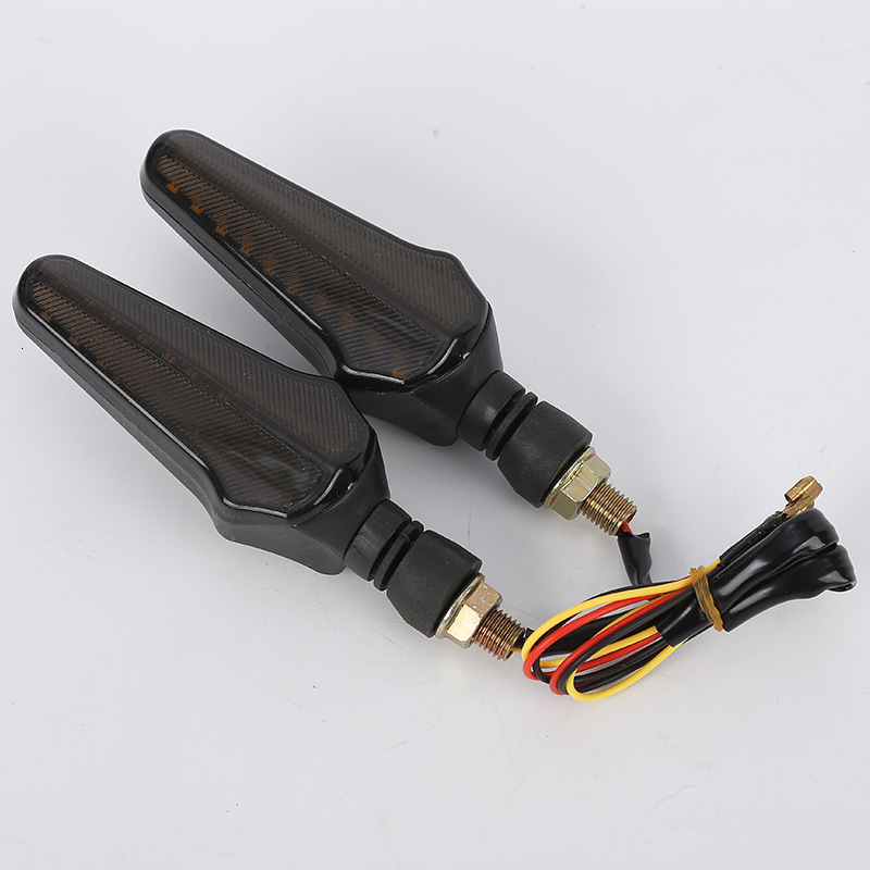 Motorcycle Sequential Turn Signal Modified Car Warning LED Direction Light Modification Accessories Shenjian Flowing Light