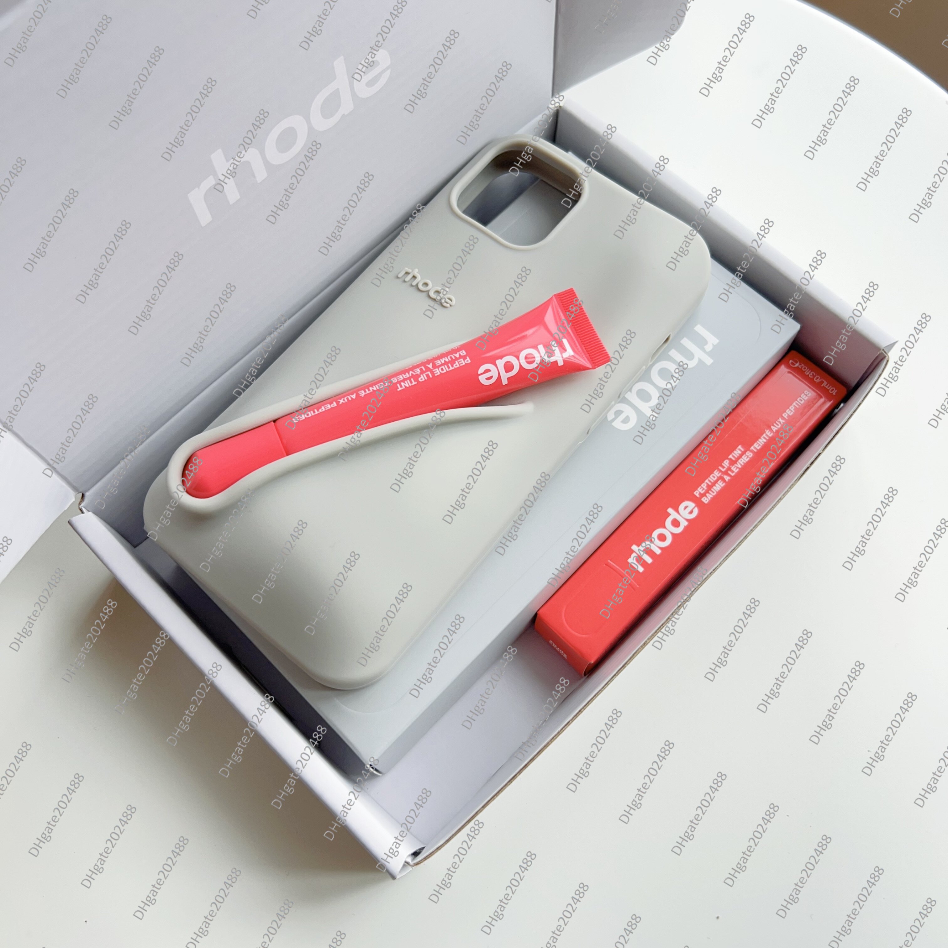 R phone case Lipstick Portable Case Design Lip Gloss Lipstick Lip Balm 3D Make-Up Silicone Phone Case for iPhone 17 Pro Max 16 15 14 13 12 Holder Cover Silicone Soft AAA+