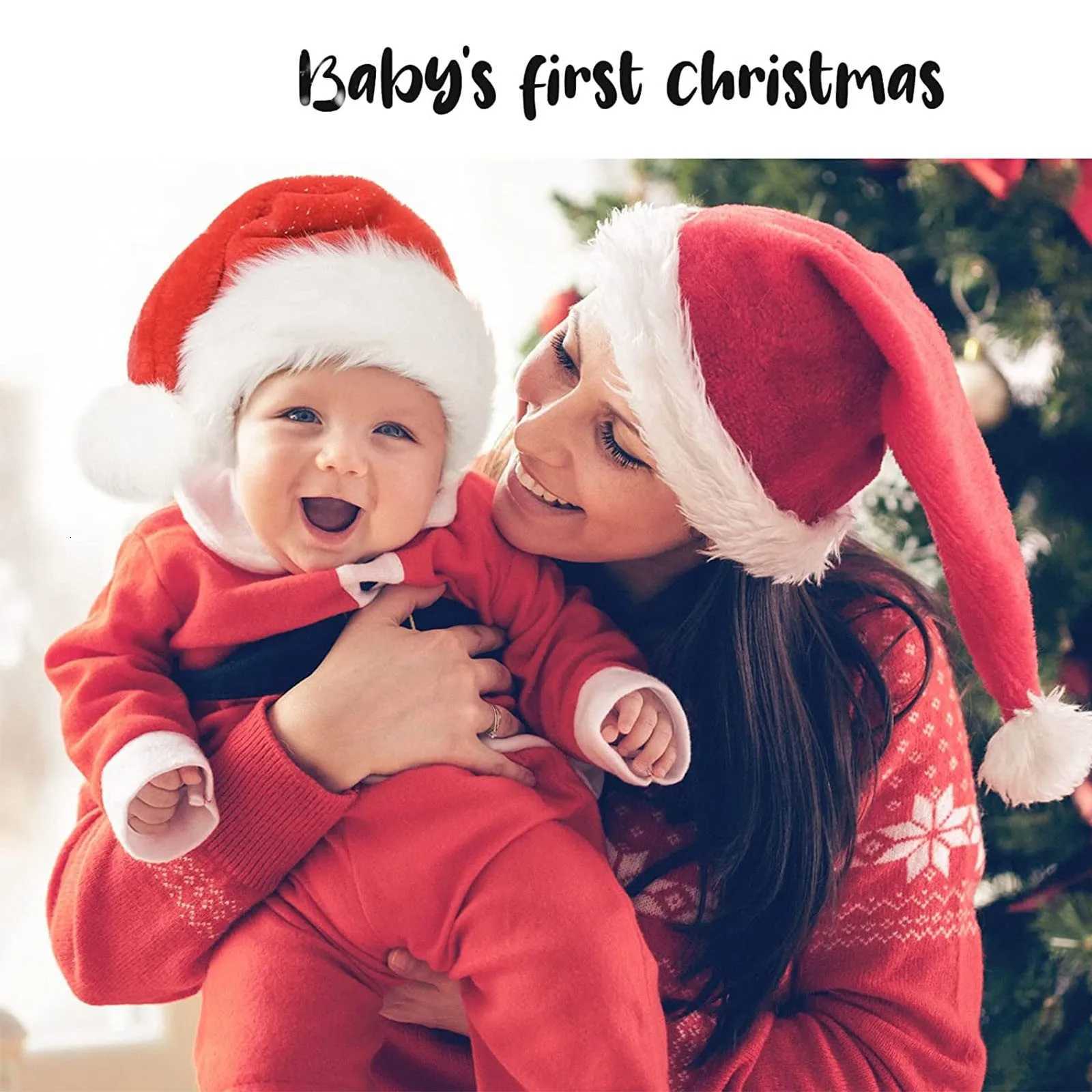 Kids Christmas Hat Baby Toddler First Christmas Santa Hat New Year Christmas Party Clothing Accessories DressUp Decoration PropW251027