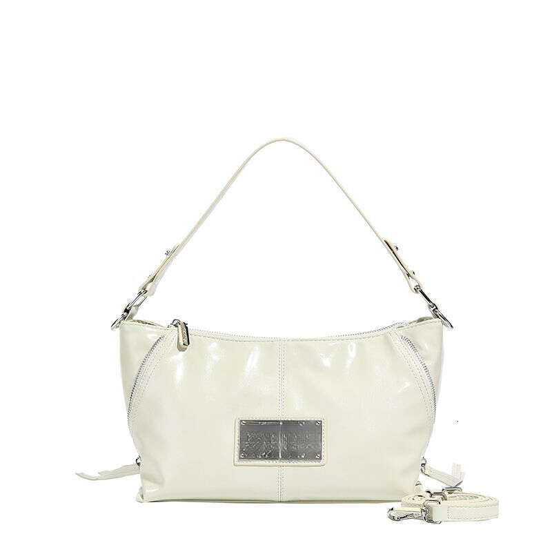 designer bag tote bag New Hot Girl Underarm Large Capacity Shoulder Crossbody Soft Leather Women Black Motorcycle Bag Trendy