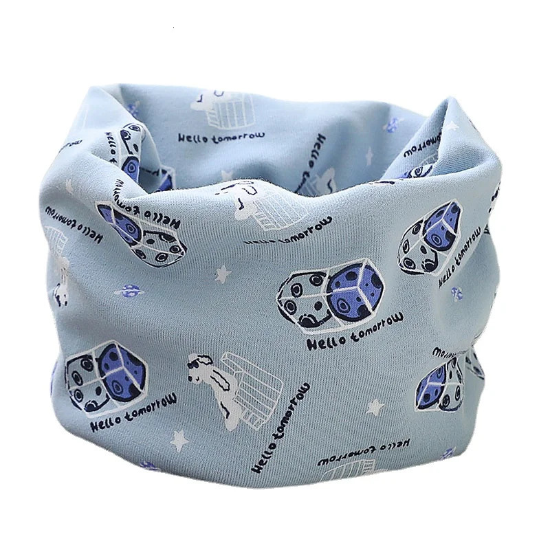 Spring Autumn Winter Baby Scarf for Boys Girls Infant Scarves Childrens Cotton Scarf Kids Warm O Ring Magic Neckerchief 251027