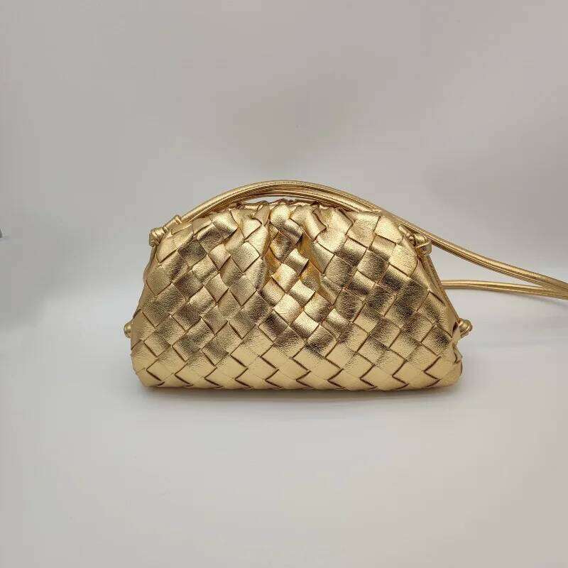2025 New Retro Design Woven One-Shoulder Postman Bag
