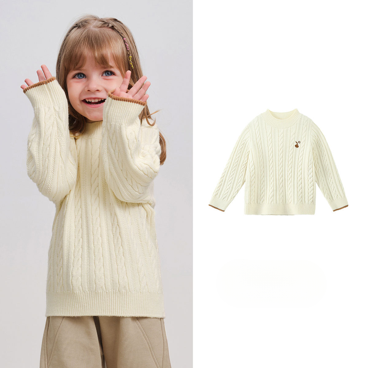 New hot selling wool girl designer fashionable warm long sleeved shirt