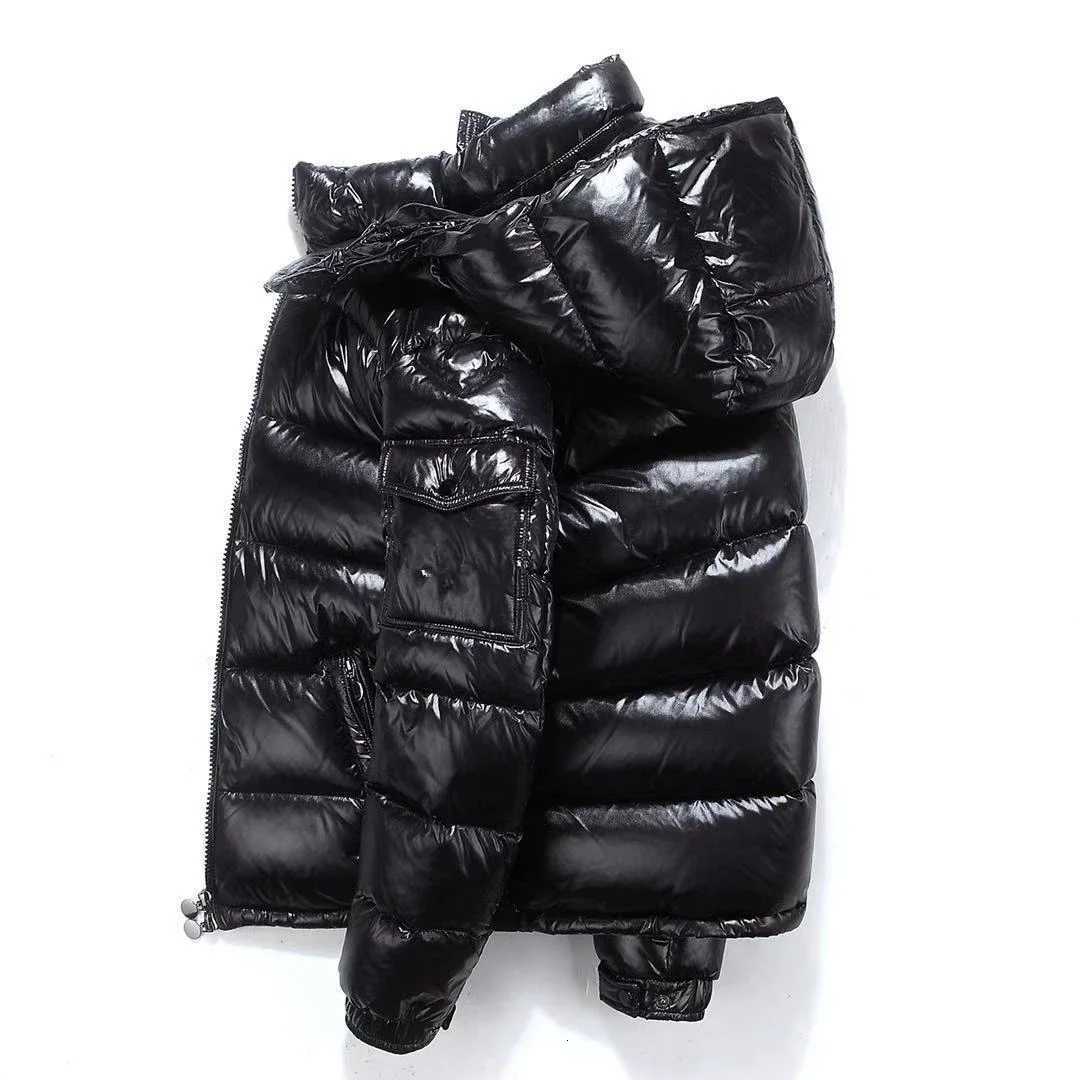 High Quty New Hooded Down Men Trend Solid Color Short Winter Hooded Jackets Coat Windproof Thickened Warm Long Slve Parkas C251027
