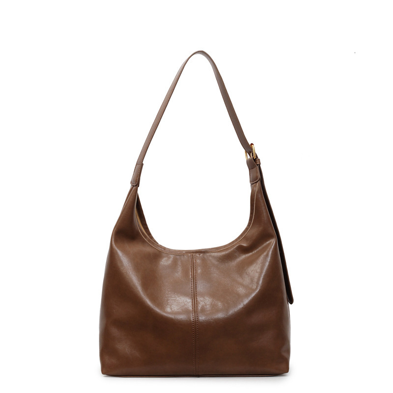 Free shipping designer bag Relaxed Casual Tote Bag for Women Large Capacity New Fashionable High-End Soft Leather Commuter Shoulder Bag