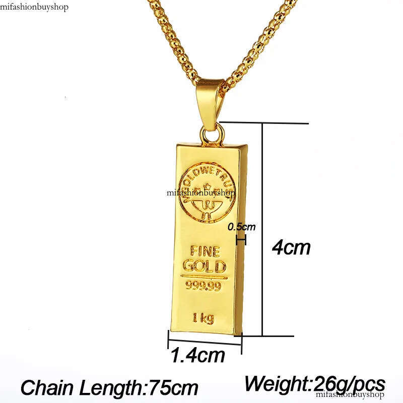Hip Hop Men Plated Iced Out Gold Bar Pendent Necklace With Tennis Chain America Popular believe Necklaces Jewelry Gift aaa