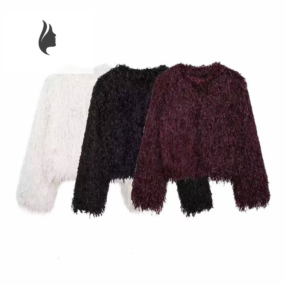 winter jacket women Autumn New Product Women's Fashion Leisure Versatile Round Neck Long Sleeve Jacket Coat