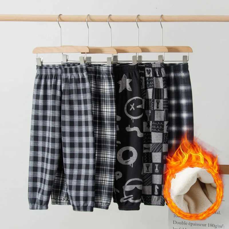 Winter Childrens Casual Pants with Fleece for Boys and Girls Sports Pants for Children Extra Thick and Warm for Outdoor WearT251027