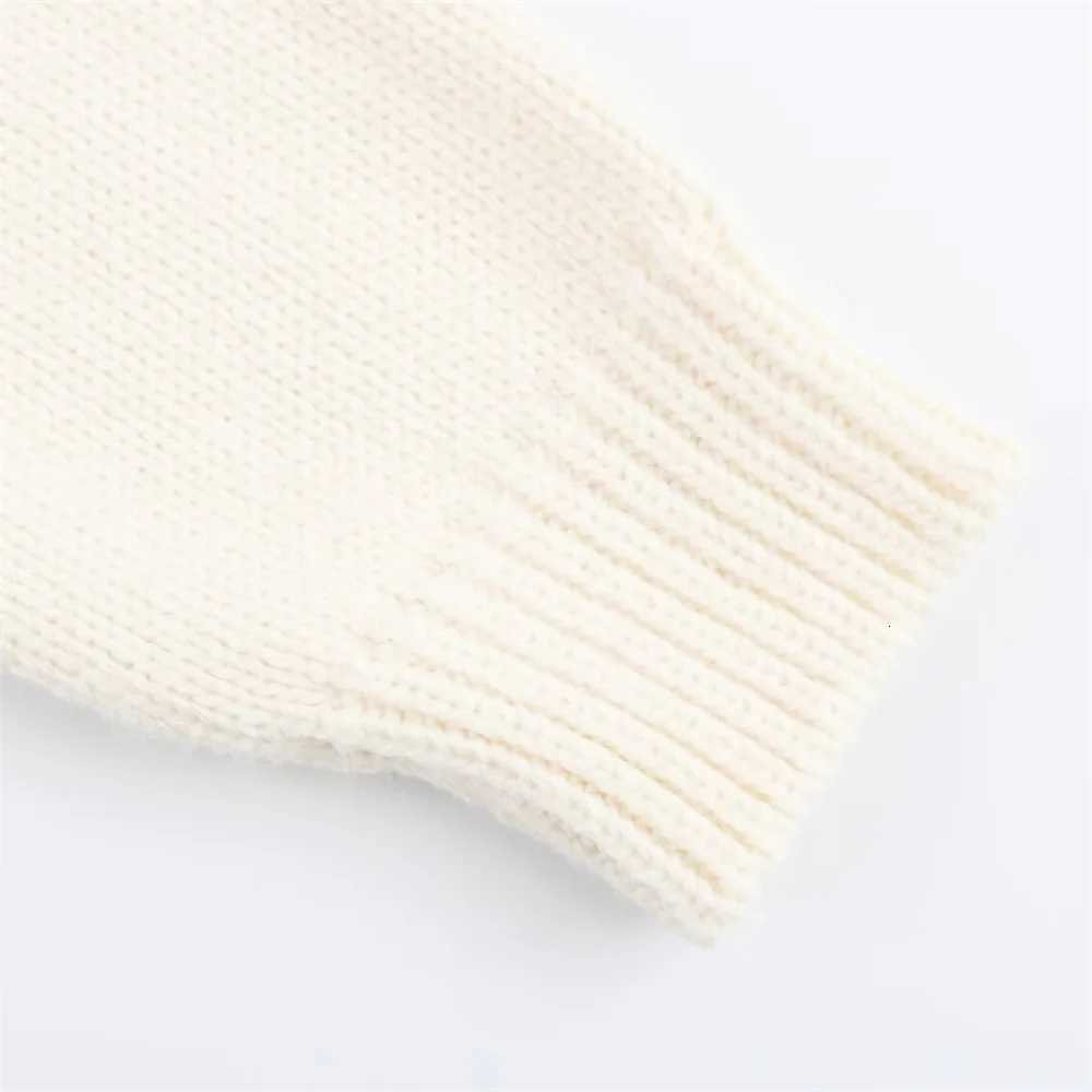 Winter new fashion womens casual avantgarde design sense European and American pullover knitted sweaterT251027