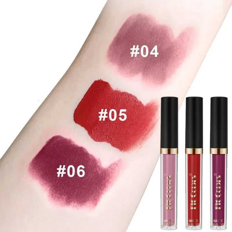 Fit Colors Longlasting Matte Lipstick Non Stick Moisturizing Lip Gloss Waterproof Makeup Lip Glaze Sexy Purple Red Lipsticks W251027