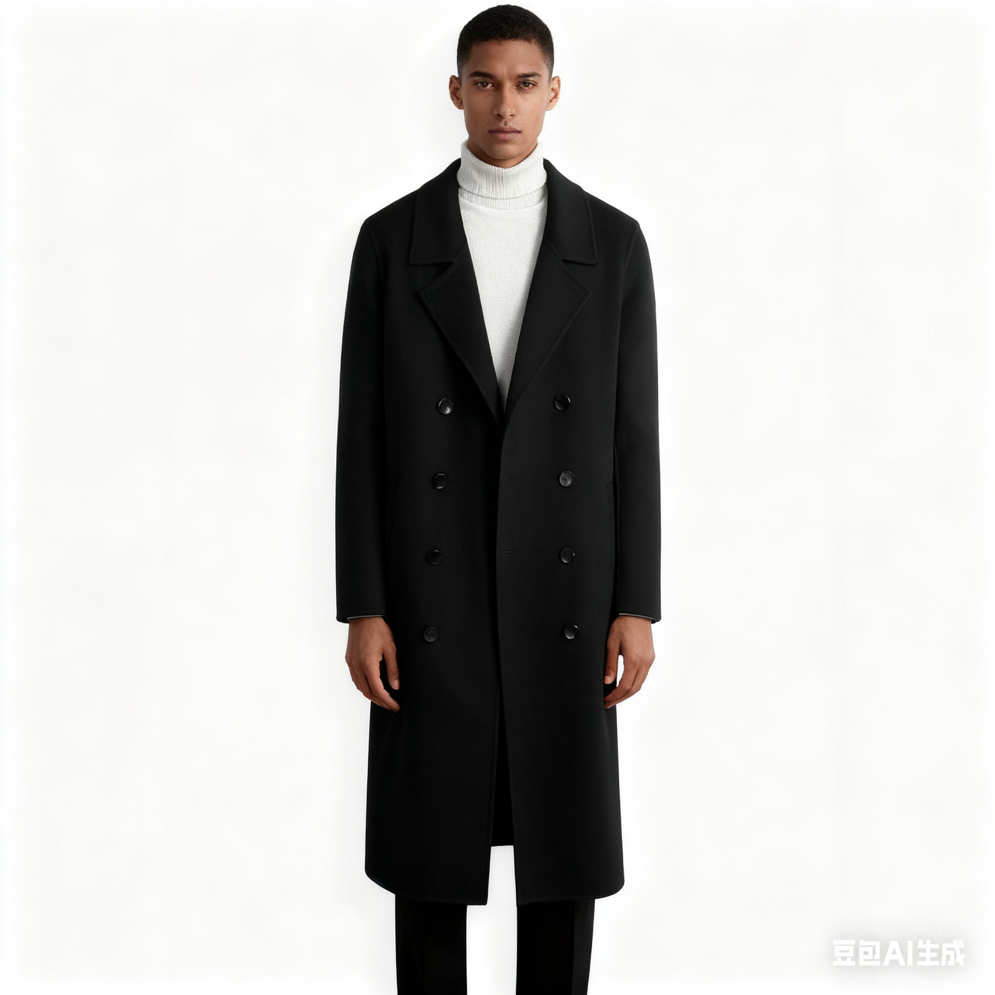 Women's Plus Size Outerwear & Coats High-Quality Mens' Long Sleeve Double Face Wool Jacket for Stylish Winter Wear