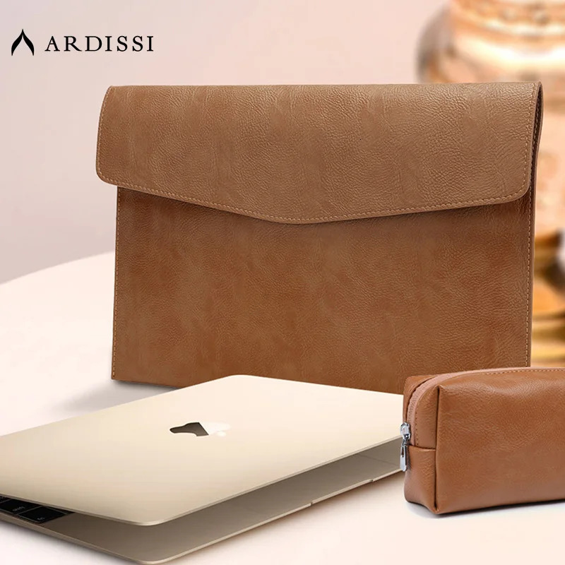 Sleeve Case for Mac Book iPad Air M1 M2 Pro 13 3 136 14 2 12 9 Inch Cover Bag Leather Mens Folder 251027