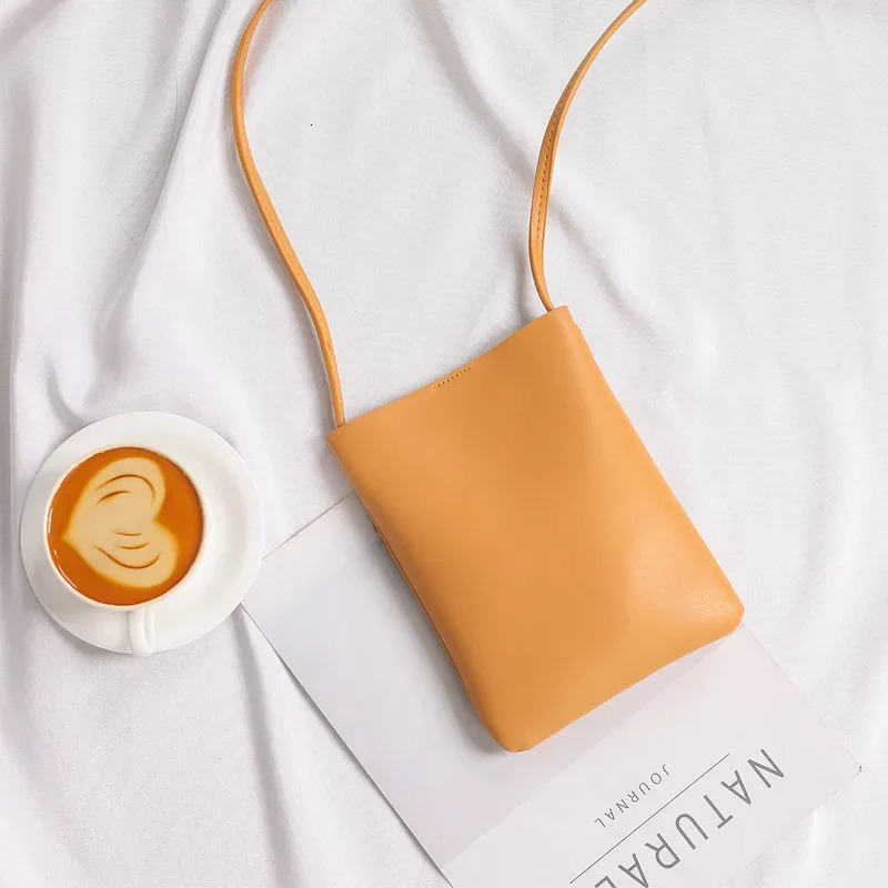 Fashion Simple Phone Bag Crossbody Women Shoulder Bags Messenger 2025 Trend Brown Hand Bag for Lady Girls Mini Flap Mobile Bolso 251027